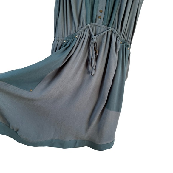 Maeve Anthropologie Pelona Sage Green Sleeveless Mini Dress Size S - Picture 3 of 13